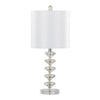 Diamond - Stacked 23" Crystal Table Lamp (Set of 2) - White