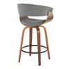 Vintage Mod - 26" Fixed-Height Counter Stool (Set of 2) - Black Footrest