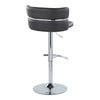 Cinch - Adjustable Barstool (Set of 2) - Silver Base