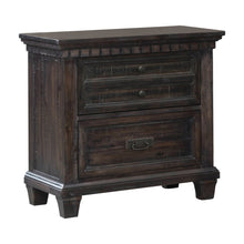  Morrison - Nightstand With Led Light - Smokey Walnut