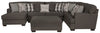 Crawford - Sectional With Cocktail Ottoman