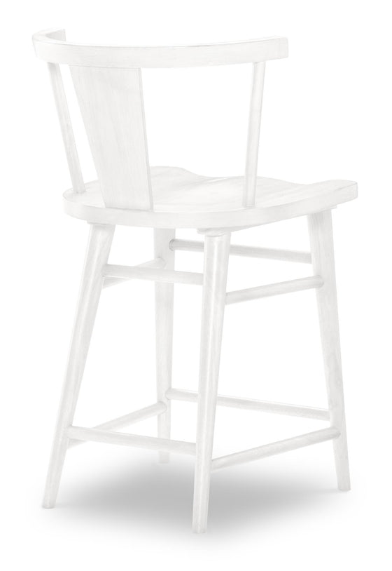 XXX's And OOO's - Counter Height Splat Back Chair (Set of 2) - Cotton
