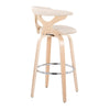 Gardenia - 30" Fixed-height Barstool (Set of 2) - Cream