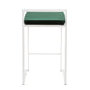 Fuji - Stackable Counter Stool - White Base (Set of 2)