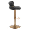 Cinch - Adjustable Barstool (Set of 2) - Gold Base