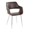 Margarite - Dining / Accent Chair - Chrome Metal (Set of 2)