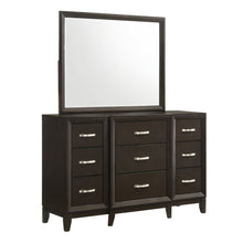  Beaumont - Dresser & Mirror - Merlot