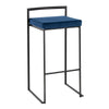 Fuji - Stackable Barstool - Black Metal