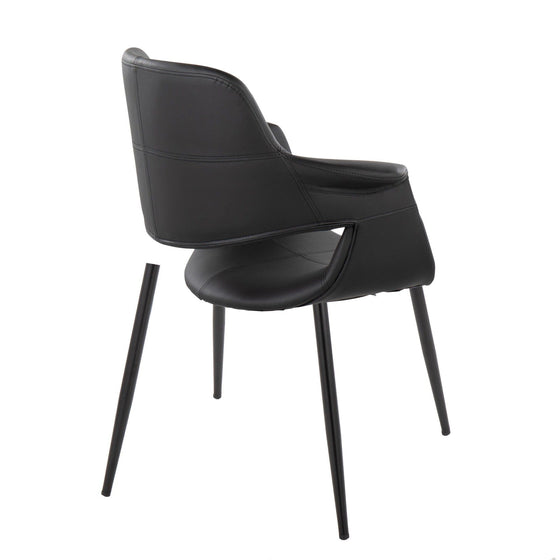 Vintage Flair - Chair (Set of 2) - Black Legs
