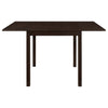 Kelso - 3 Piece Drop Leaf Dining Table Set - Cappuccino