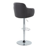 Boyne - Adjustable Barstool (Set of 2) - Chrome Base