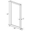 Barnett - Full Length Floor Or Wall Mirror - Silver