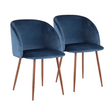  Fran - Dining / Accent Chair - Walnut (Set of 2)