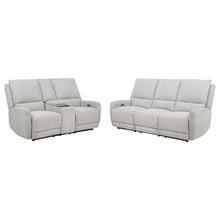  Sylmar - Chenille Power Reclining Sofa Set