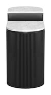 Ormara - Side Table Set - White / Black