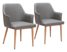  Wisom - Dining Chair (Set of 2) - Gray