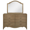 Revello - 8-Drawer Bedroom Dresser With Mirror - Washed Mango