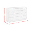 Arcadia - 8-Drawer Dresser - Grey