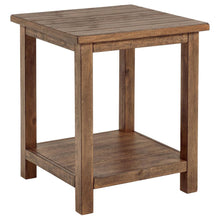  Payne - Wood End Table with Shelf