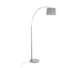 March - Floor Lamp - White Marble