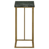 Vicente - Marble Top C-Shaped Sofa Side Table