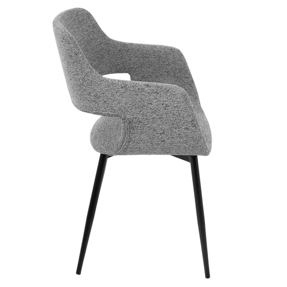 Margarite - Dining / Accent Chair - Black Metal (Set of 2)