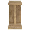 Clower - Engineered Wood C-Shaped Sofa Side Table