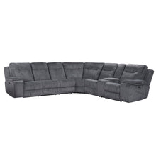  Teddy - 3 Piece Power Sectional - Gray
