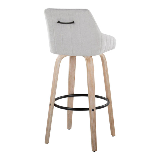 Hannah - 30" Fixed-Height Barstool With Swivel (Set of 2)