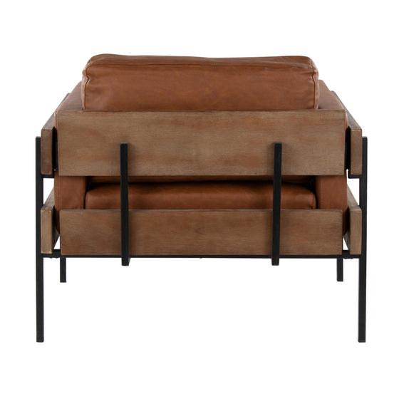 Kari - Accent Chair - Black And Brown Legs