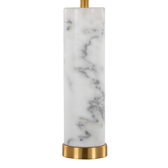 Lenuxe - 24" Metal Table Lamp - Brushed Nickel (Set of 2)