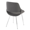 Fabrico - Chair (Set of 2) - Chrome Legs