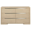 Ladera - 6-Drawer Bedroom Dresser - Light Elm
