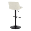 Toriano - Adjustable Barstool (Set of 2) - Black Base