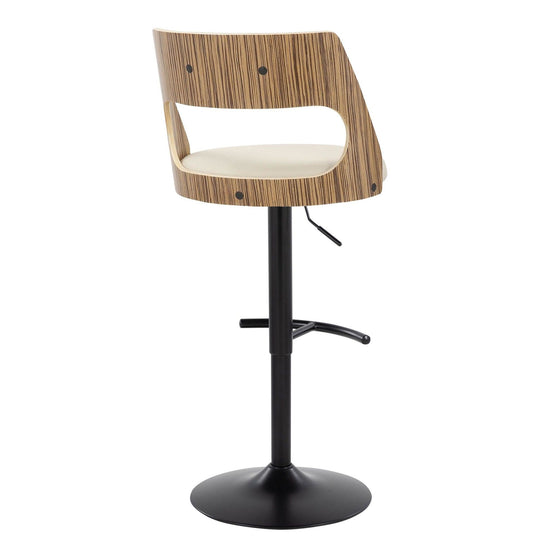 Cecina - Adjustable Barstool (Set of 2) - Beige