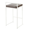 Fuji - Stackable Counter Stool - White Base (Set of 2)