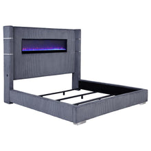  Tisdall - Upholstered Fireplace Bed