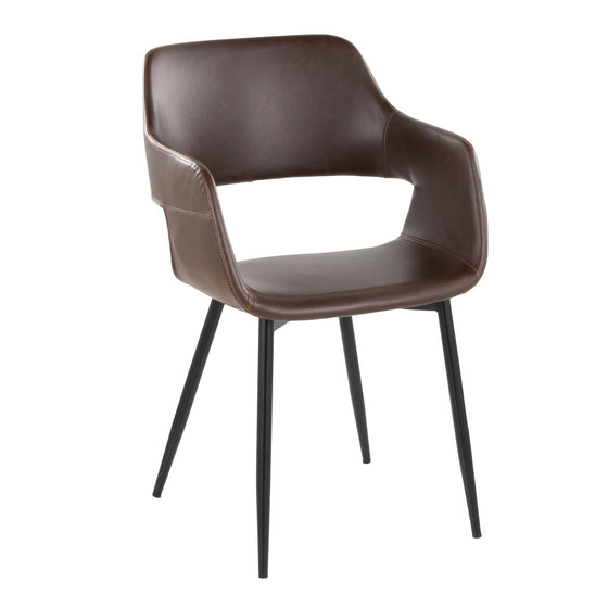 Margarite - Dining / Accent Chair - Black Metal (Set of 2)