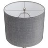 Lenuxe - 24" Metal Table Lamp - Brushed Nickel (Set of 2)