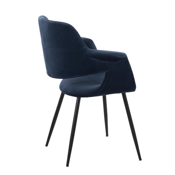 Vintage Flair - Chair (Set of 2) - Black Legs