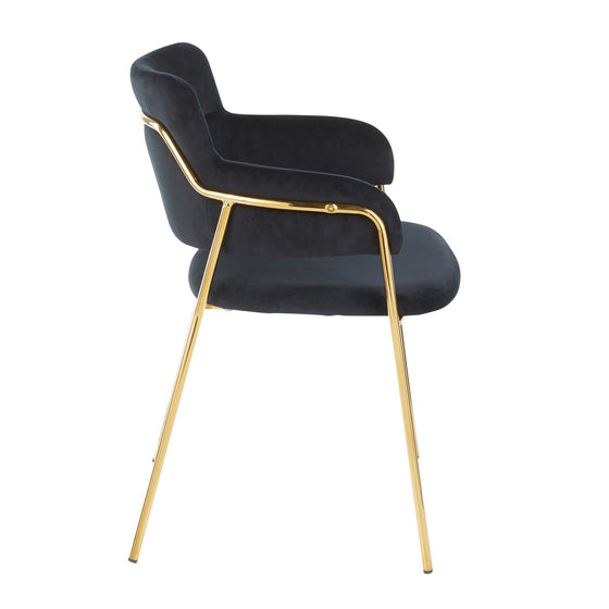 Napoli - Chair - Gold Metal (Set of 2)