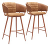 Juno - Barstool (Set of 2) - Brown