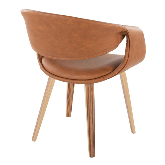 Curvo - Upholstered Chair (Set of 2) - Zebra Wood Legs