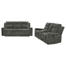  Kennett - Chenille Power Reclining Sofa Set