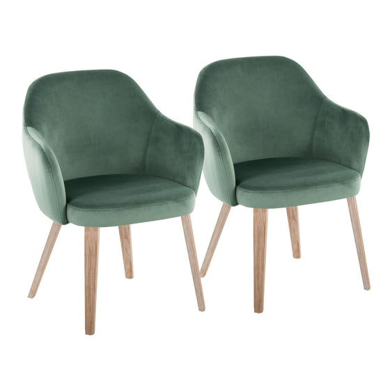 Buena - Dining Chair (Set of 2) - Whitewashed Wood Legs
