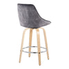 Diana - Fixed-Height Counter Stool - Wood Legs (Set of 2)