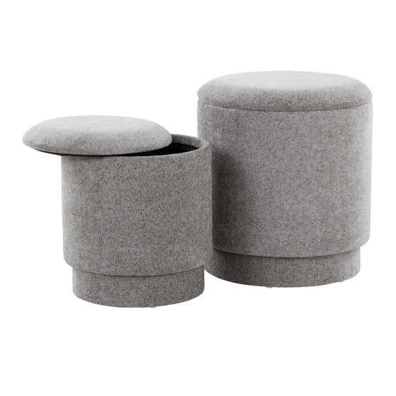 Marla - Upholstered Ottoman Set (Set of 2)