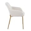 Daniella - Dining Chair - Gold Metal (Set of 2)