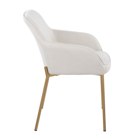 Daniella - Dining Chair - Gold Metal (Set of 2)