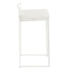 Fuji - Stackable Counter Stool - White Base (Set of 2)